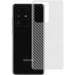 Imak - Samsung Galaxy S20 Ultra Rückseiten Schutzfilm aus PVC - Carbon Style - transparent