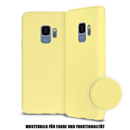 Goospery - iPhone XS / X Handy Hülle - TPU Softcase - Style Lux Series - gelb