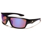 Arctic Blue - Herren rechteckige Sonnenbrille - schwarz/violet