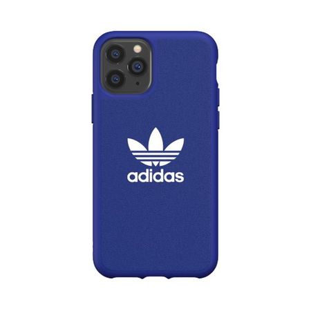 Adidas - iPhone 11 Pro Hülle - Softcase mit Textiloberfläche - Moulded - blau