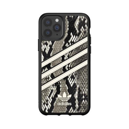 Adidas - iPhone 11 Pro Hülle - Hardcase mit strukturierter Oberfläche - Moulded - schwarz