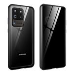 Samsung Galaxy S20 Ultra - 360 Grad PanzerGlas Alu Case mit Magnet-Technologie - schwarz