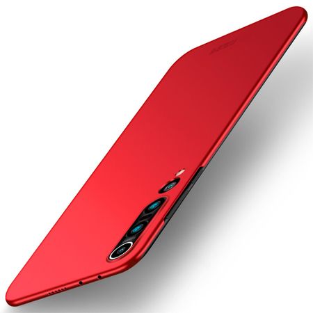 Mofi - Xiaomi Mi 10 Pro Handyhülle - Schlanke Hülle aus Hartplastik - Shield Series - rot