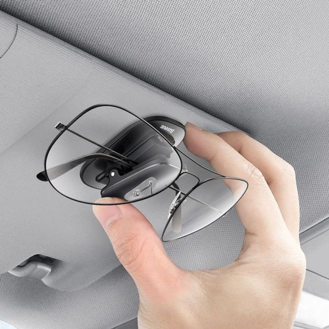 KOMIRO Brillengestell Auto Sonnenbrillen Halter,2 Stück Universal mit  Autohaken(4 St)