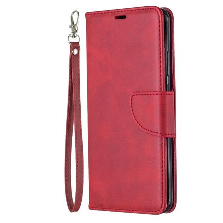 Huawei P40 Pro Handy Hülle - Classic IV Leder Bookcover Series - rot