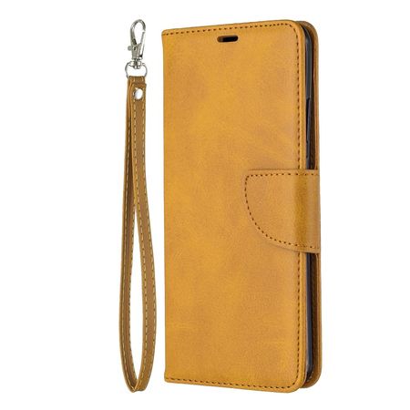 Huawei P40 Pro Handy Hülle - Classic IV Leder Bookcover Series - gelb