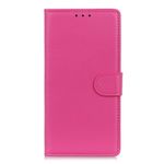 OnePlus 8 Pro Handy Hülle - Litchi Leder Bookcover Series - rosa