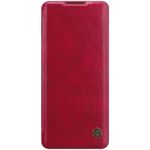 Nillkin - OnePlus 8 Pro Hülle - Leder Book Case - Qin Series - rot