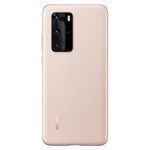 Huawei - Original P40 Pro Hülle - Leder Backcover - pink