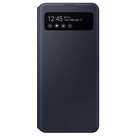 Samsung - Original Galaxy A41 Hülle - Smart S View Bookcover - schwarz