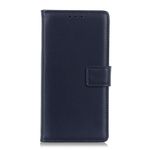 LG K41S Handy Hülle - Classic II Leder Bookcover Series - blau