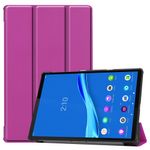 Lenovo Tab M10 FHD Plus (2nd Gen) Hülle - Dreifach faltbares Leder Case - purpur