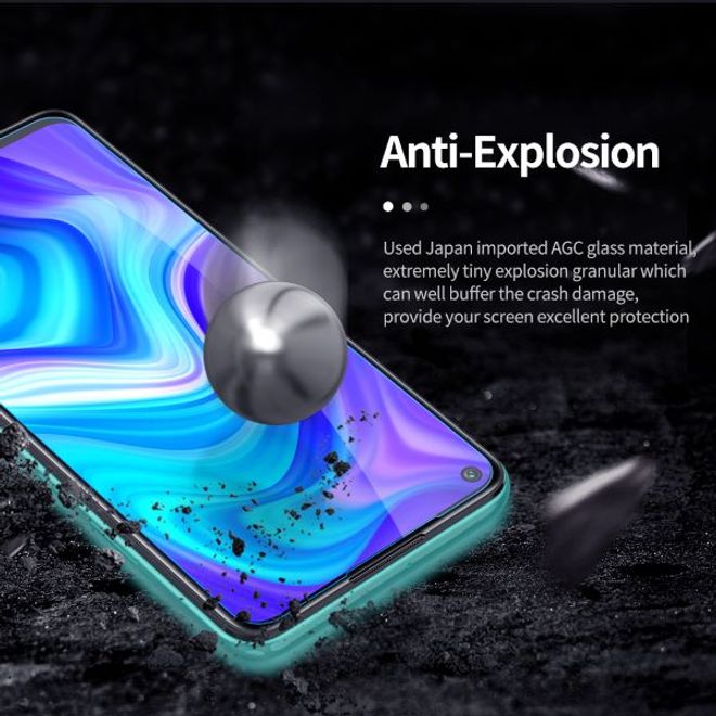 Ivoler Handyhülle Für Xiaomi Redmi Note 9S / 9 Pro – Mit 3 Stück Panzerglas, Transparent & Stoßfest