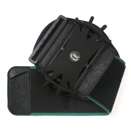 Devia - Universal Sport Armband fürs Handgelenk (4 - 6.5" Smartphone) - 360 Grad Drehbar - schwarz