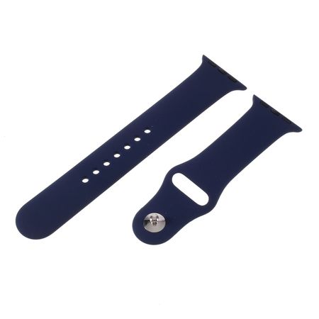 Apple Watch (41/40/38mm) Silikon Armband - blau