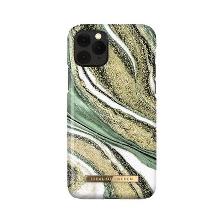 iDeal of Sweden - iPhone 11 Pro / XS / X Hülle, Designer Case Cosmic Green Swirl - mehrfarbig