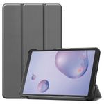 Samsung Galaxy Tab A 8.4 (2020) Hülle - Dreifach faltbares Leder Case - grau