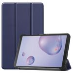 Samsung Galaxy Tab A 8.4 (2020) Hülle - Dreifach faltbares Leder Case - dunkelblau