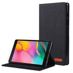 Samsung Galaxy Tab A 8.0 (2019) Hülle - Case aus Stoff/Kunstleder - mit Standfunktion - schwarz