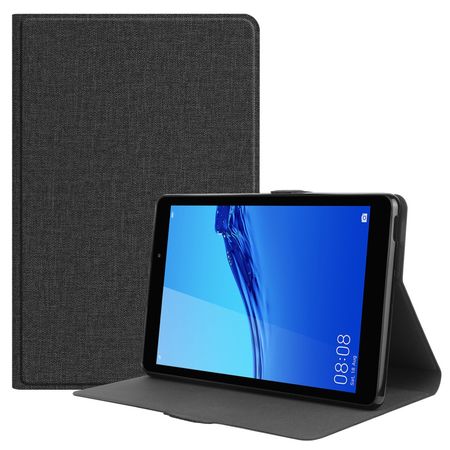 Huawei MatePad T8 Hülle - Case aus Stoff/Kunstleder - mit Standfunktion - schwarz