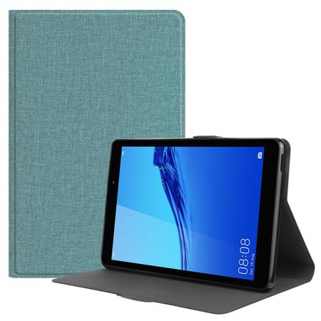 Huawei MatePad T8 Hülle - Case aus Stoff/Kunstleder - mit Standfunktion - grün
