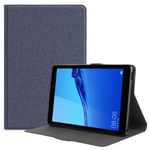 Huawei MatePad T8 Hülle - Case aus Stoff/Kunstleder - mit Standfunktion - blau