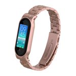 Xiaomi Mi Smart Band 6 / Mi Band 5 Edelstahl Armband & Metallfassung - bronze