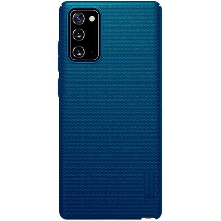 Nillkin - Samsung Galaxy Note 20 Hülle - Plastik Case - Super Frosted Shield Series - blau