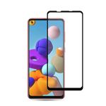 Samsung Galaxy A21s Panzerglas 2.5D Full Cover - Full Glue Displayschutz (0.33 mm) - schwarz