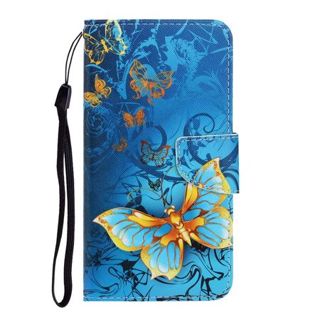 Huawei Y5p Handy Hülle - Leder Bookcover Image Series - chicer Schmetterling