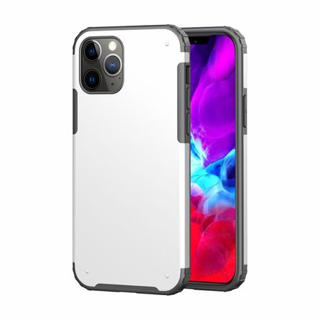 iPhone 12 Hülle - Robustes Plastik Case - weiss