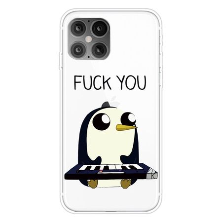 iPhone 12 / iPhone 12 Pro Handyhülle - Softcase Image Plastik Series - böser Pinguin