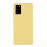 Goospery - Samsung Galaxy Note 20 Handy Hülle - TPU Softcase - Style Lux Series - gelb