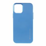Goospery - iPhone 12 mini Handy Hülle - TPU Soft Case - i Jelly Metal Series - blau