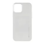 Goospery - iPhone 12 Pro Max Handy Hülle - TPU Soft Case - i Jelly Metal Series - silber