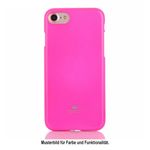 Goospery - iPhone 12 mini Handyhülle - Case aus Plastik - Fluorescence Jelly Series - rosa