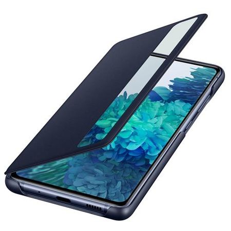 Samsung - Original Galaxy S20 FE Hülle - Bookcover - Smart Clear View Cover - dunkelblau