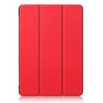 iPad Air (2022) / iPad Air (2020) Hülle - Dreifach faltbares Case mit Litchitextur - rot