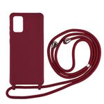 Samsung Galaxy S20 Ultra Handykette - Necklace TPU Umhänge Hülle - wine