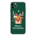 iPhone 12 Pro Max Hülle - Silikon Softcase - Weihnachten - Elch