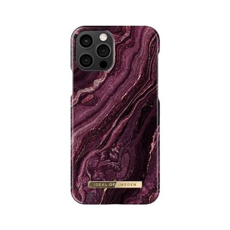 iDeal of Sweden - iPhone 12 / iPhone 12 Pro Hülle - Printed Case - Golden Plum