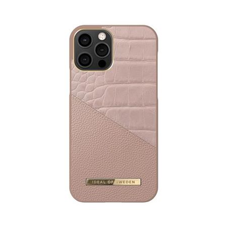 iDeal of Sweden - iPhone 12 / iPhone 12 Pro Hülle - Atelier Case - Rose Smoke Croco