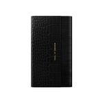 iDeal of Sweden - iPhone 12 / iPhone 12 Pro Hülle - Designer Bookcover Jet Black Croco - mehrfarbig