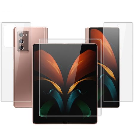 Imak - Samsung Galaxy Z Fold 2 Schutfolie Set - Hydrogel Schutzfilm - 3-teilig - transparent