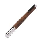 KACO - WISDOM Eleganter Metall Stift (0.60mm) - Kugelschreiber - Schaft mit Walnussholz - braun