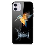 iPhone 12 / iPhone 12 Pro Handyhülle - Backcover aus gehärtetem Glas - Vogel