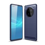 Huawei Mate 40 Handyhülle - Carbon Fiber TPU Softcase Series - blau