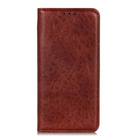 OnePlus 8T Handy Hülle - Crazy Horse V Leder Bookcover Series - braun