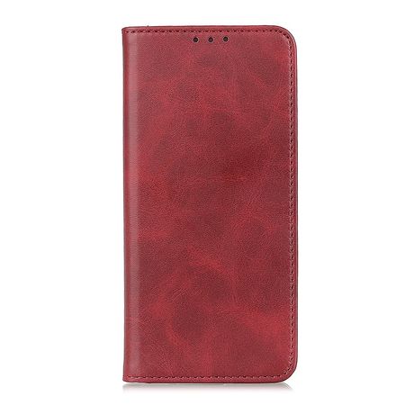 OnePlus 8T Handy Hülle - Classic V Leder Bookcover Series - rot