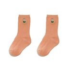Kinder Socken Grösse S - geeignet für Kinder von 1 bis 3 Jahren - Blume - lachsfarben